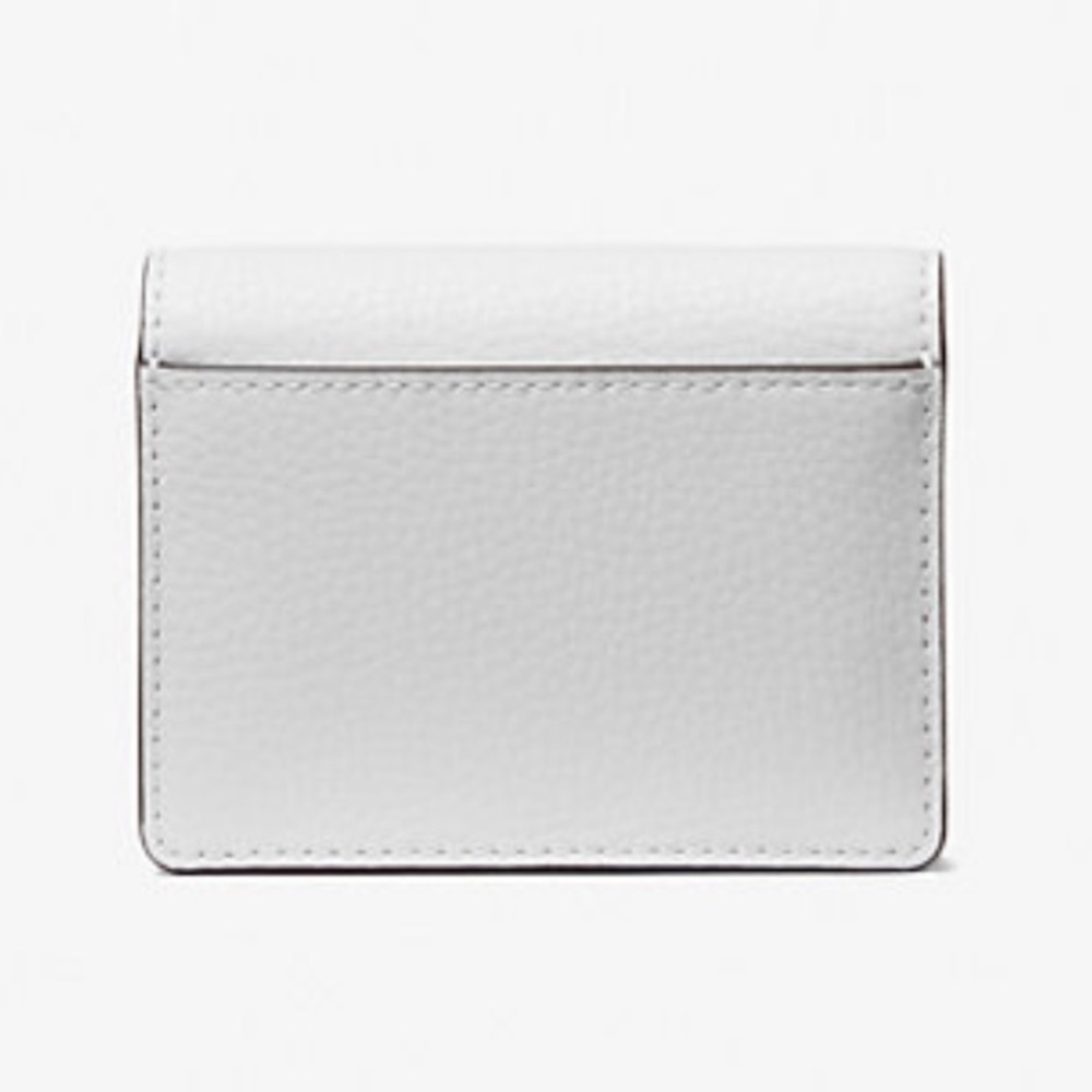 MICHAEL KORS Carson Small Pebbled Leather Wallet
Optic White 
NWT - Picture 3 of 16